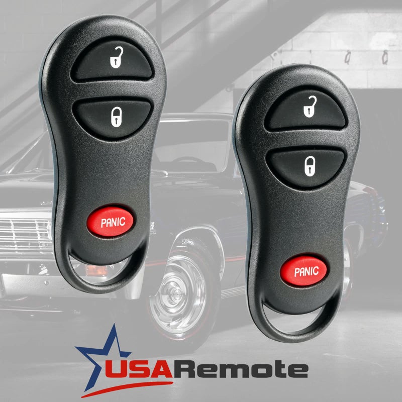 USARemote Car Key Fob Keyless Entry Remote fits Dodge 1999-2002 Ram / 1999-2000 Dakota / 1999-2000 Durango (GQ43VT9T, 56045497), Set of 2 - Image 2